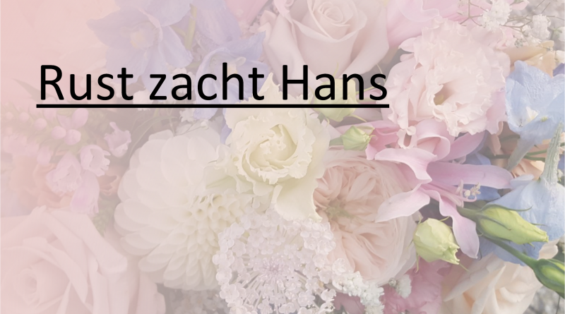 Rust_zacht overleden trainer Hans Macaré