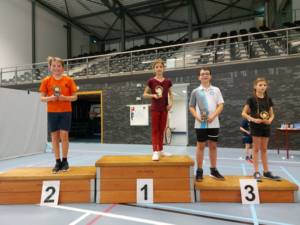 U11 - (1) Felice (2) Daan (3) Bart / Celine